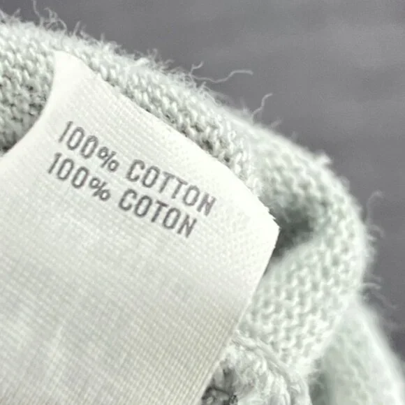 Aerie Large L Gray Lace Up Sunday Soft 100% Cotton‎ Pullover Hoodie Sweater - Picture 7 of 7